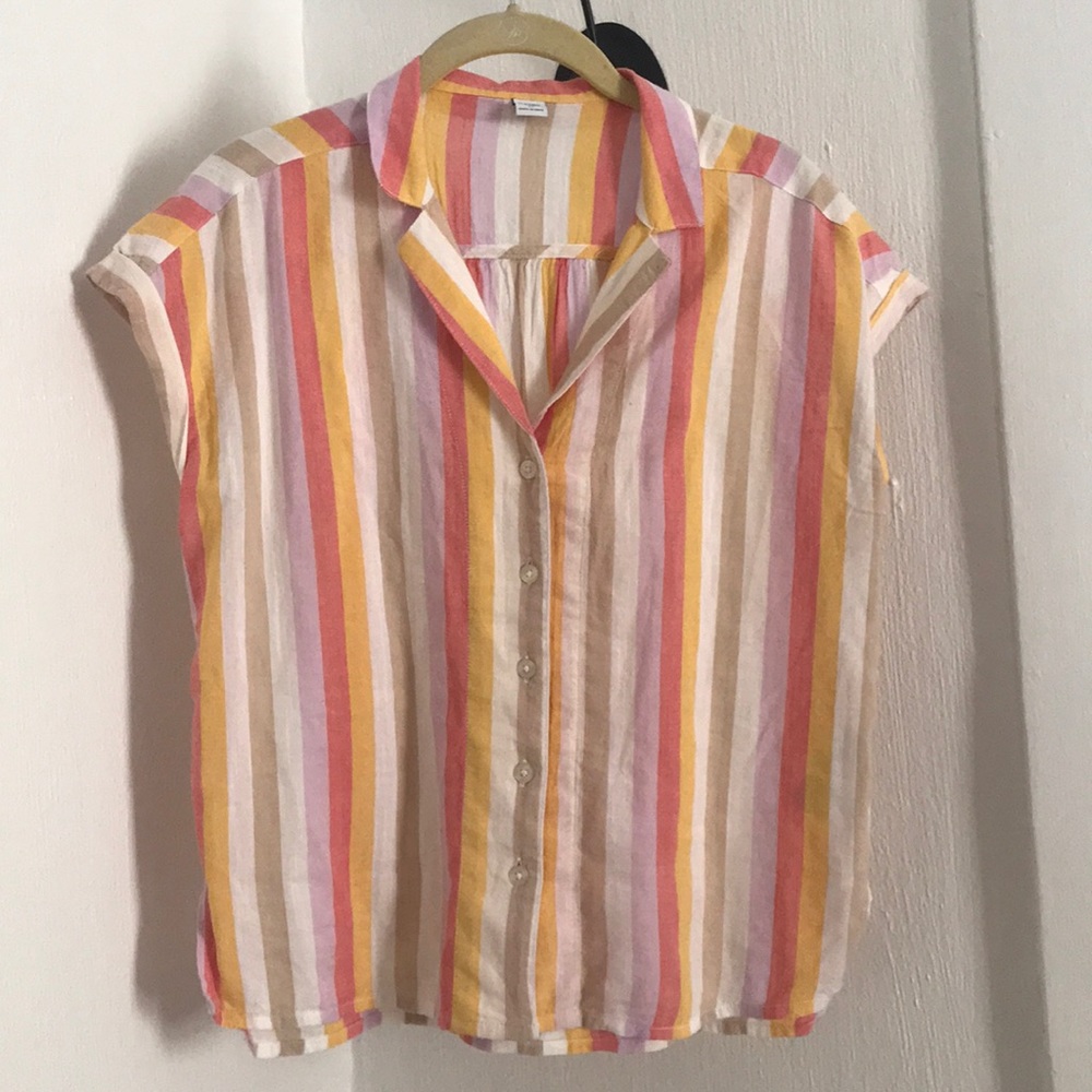 striped blouse